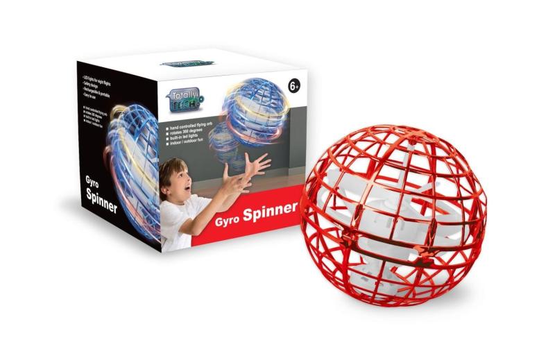 Totally Tech Gyro Spinner Flying Ball rot