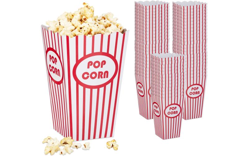 relaxdays Popcorntüten 60er Set