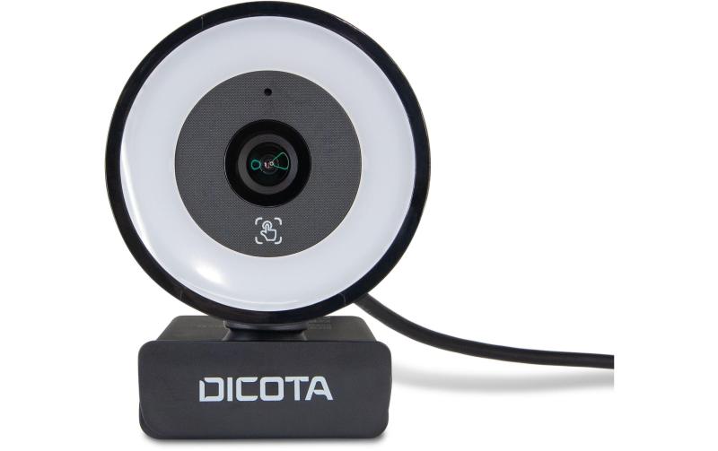 Dicota Webcam mit Ringlicht 5MP