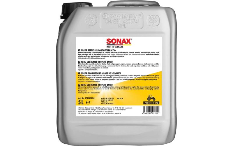 SONAX AGRAR Fettlöser Alkalisch 742500