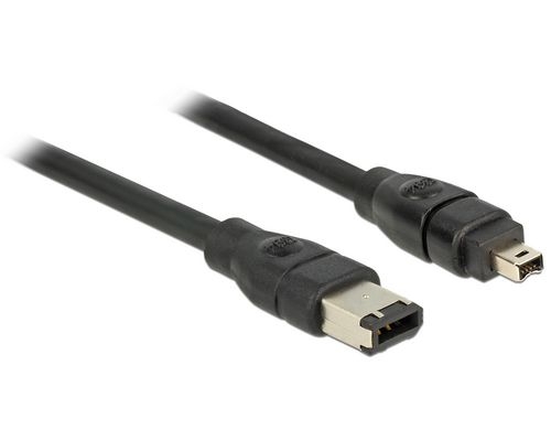 Kabel FireWire IEEE 1394B 6Pol/4Pol, 1Meter