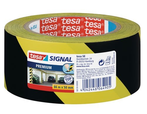 Tesa Signal Absperrband schwarz/gelb