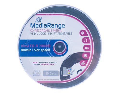 Mediarange CD-R 52x 80Min/700MB 50-Spindel