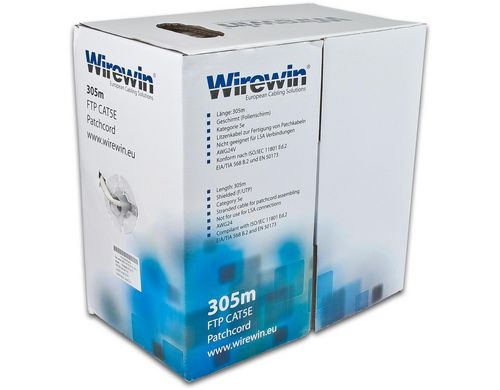 Wirewin Patchkabel: F/UTP, 305m