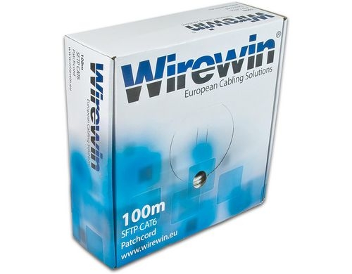 Wirewin Patchkabel: S/FTP, PIMF, 100m