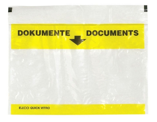 Elco Quick Vitro Dokumententasche gelb,