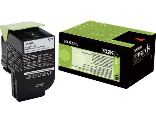 Toner Lexmark 70C20K0 black, 1000 Seiten