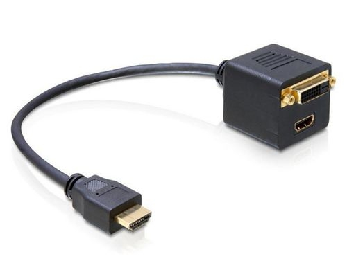 Monitorsplitter HDMI zu HDMI und DVI-D