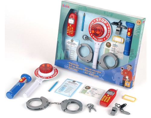 Klein-Toys Polizei-Set, 10-teilig