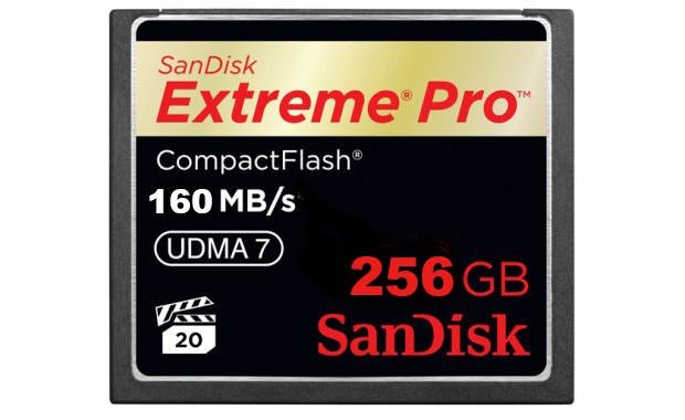 SanDisk CF Card 256GB Extreme Pro 1067x