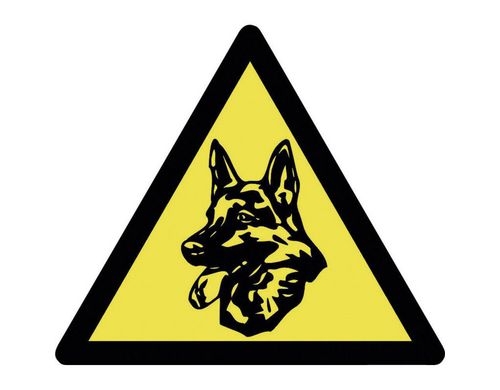 Pentatech Warnkleber Wachhund