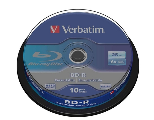Verbatim BD-R 6x Single Layer 25GB 10-Spind
