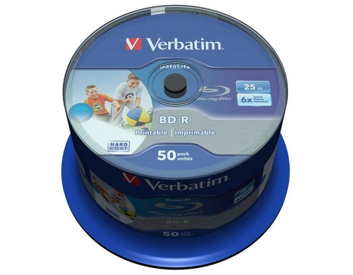 Verbatim BD-R 6x Single Layer 25GB 50-Spind