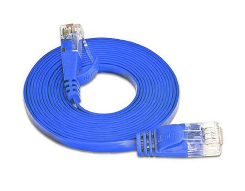 Wirewin Slim Patchkabel: UTP, 0.25m, blau