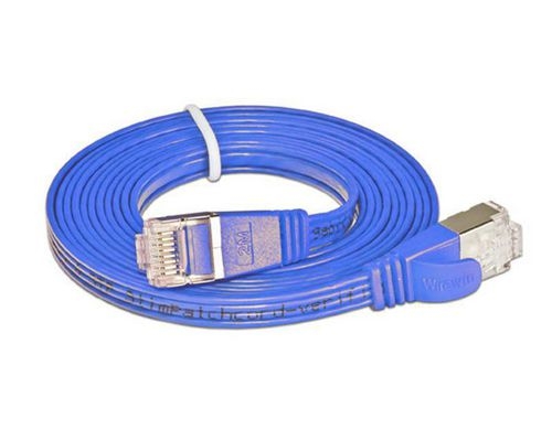 Wirewin Slim Patchkabel: STP, 0.75m, blau
