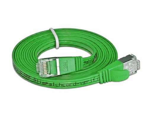 Wirewin Slim Patchkabel: STP, 5m, grün