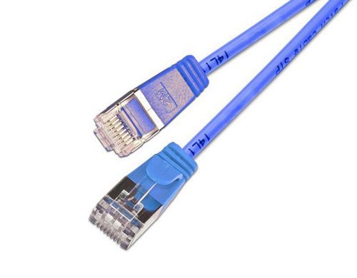 Slim Wirewin Pachkabel: U/FTP, 1.5m, blau