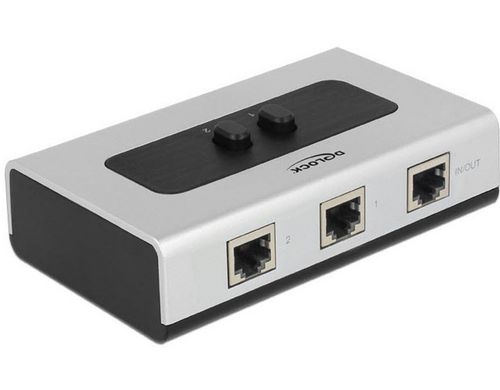 Delock Gigabit LAN Switchbox 2Port manuell