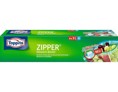 Toppits Zipper Allzweck-Beutel