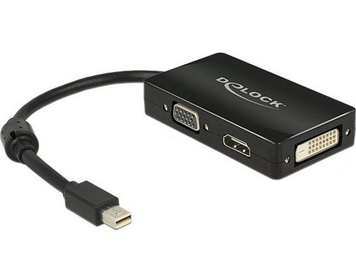 Monitoradapter Mini-DP zu HDMI/DVI-D/VGA