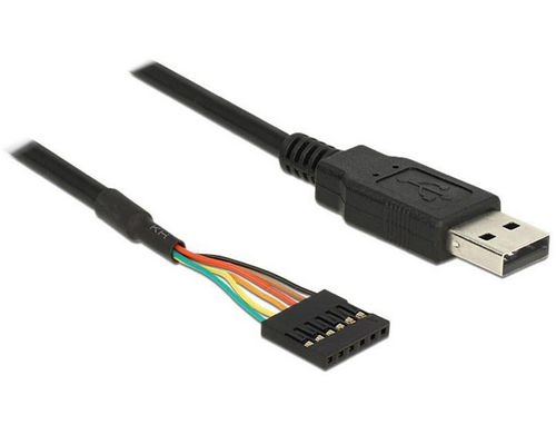 Delock 1.8m USB-Seriel TTL Kabel, 6Pin