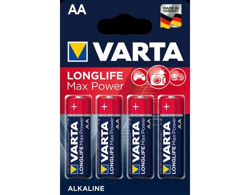 VARTA Longlife Max Power AA, 1.5V, 4Stk