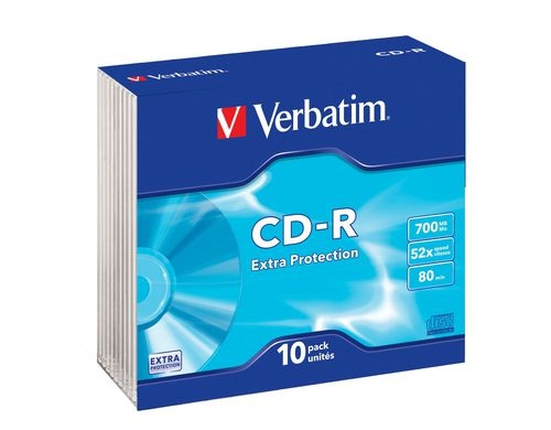 Verbatim CD-R 700MB  10-Pack Slimcase