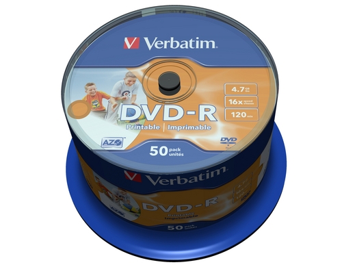 Verbatim DVD-R Medien 4.7GB,16x,50er Spind