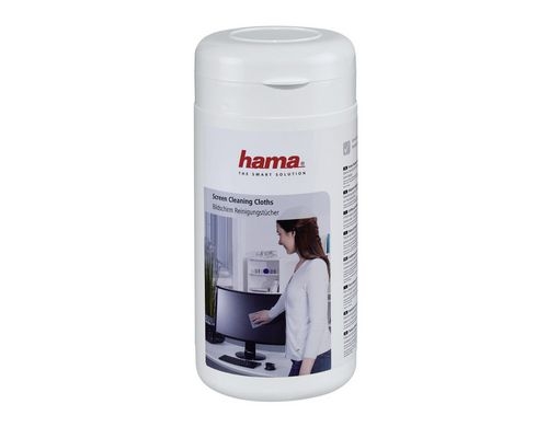 Hama Bildschirm-Reinigungstücher, 100 Stück