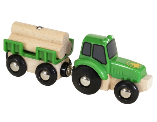 Holz Traktor mit Ladung