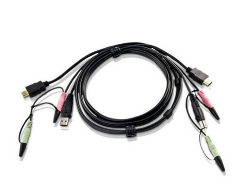 Aten 2L-7D02UH: USB-HDMI-KVM-Kabel 1.8M