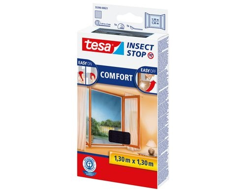 Tesa Insect Stop Comfort Fenster anthrazit
