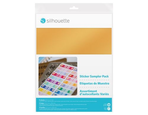 Silhouette Samplerpaket Stickerpapier