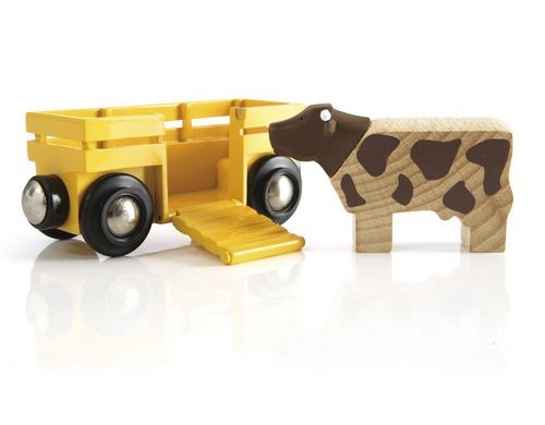 Brio Tierwagen mit Kuh
