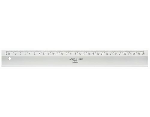 Linex: Lineal 30cm, Tuschekante