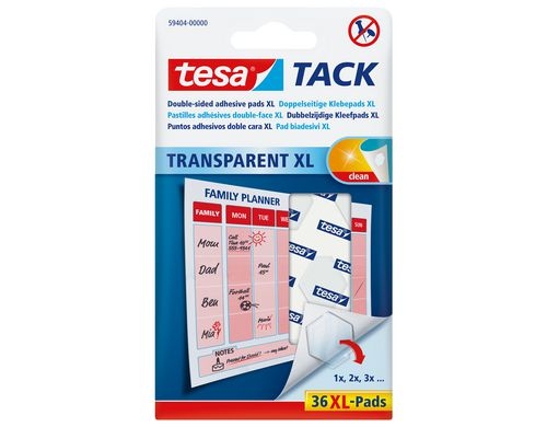 Tesa TACK XL doppelseitige Klebepads