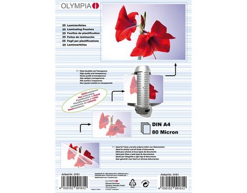 Olympia Laminierfolien DIN A4