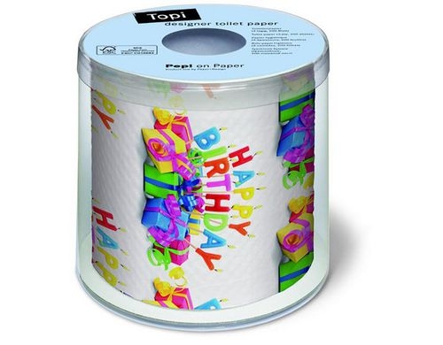 Paper + Design Toilettenpapier Happy B-day
