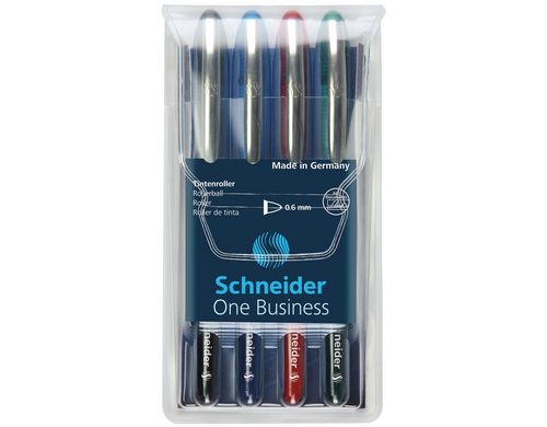 Schneider Tintenroller 1 Business 4er-Set