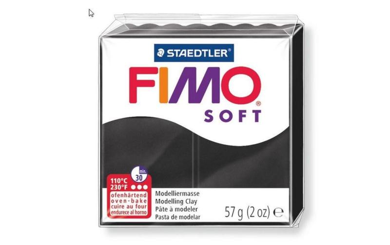 FIMO Soft Modelliermasse schwarz
