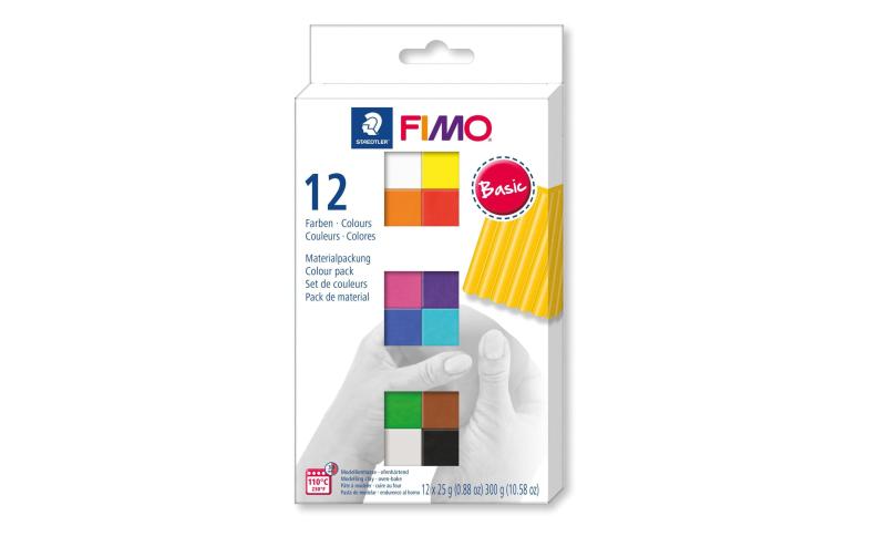 FIMO Soft Modelliermasse Set 12 x 25g