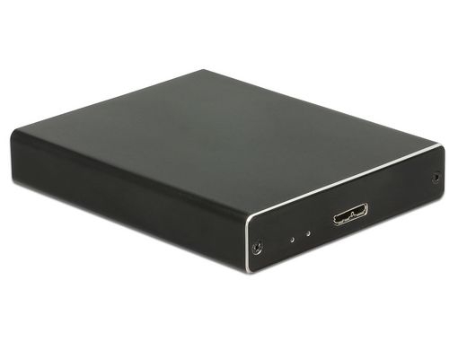 Delock 2x M.2 Gehäuse, RAID, USB3.1 MicroB