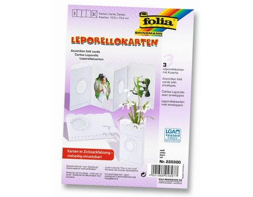 Folia Leporellos Karten 300g/m2