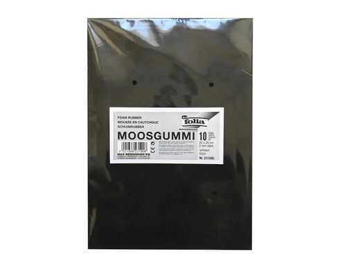 Folia Moosgummi schwarz