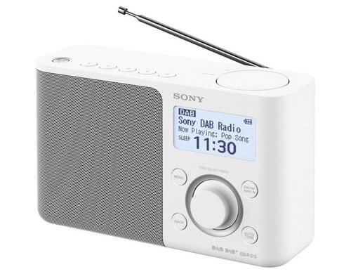 Sony XDR-S61DW, weiss, DAB+-Radio
