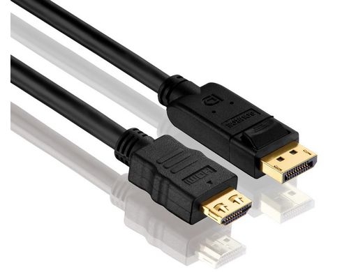 PureInstall, Adapterkabel DP/HDMI, 12.5m
