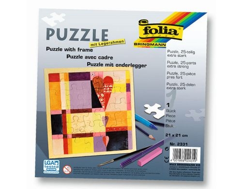 Folia Papp Puzzle mit Legerahmen