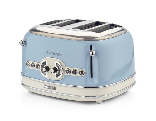 Ariete Toaster Vintage mit 4 Schlitze blau