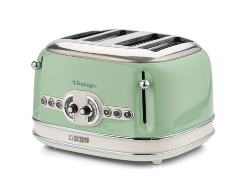 Ariete Toaster Vintage mit 4 Schlitze grün