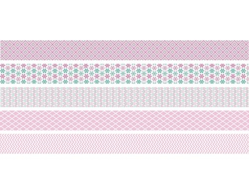 Heyda Washi Tape Pastell mini rosa